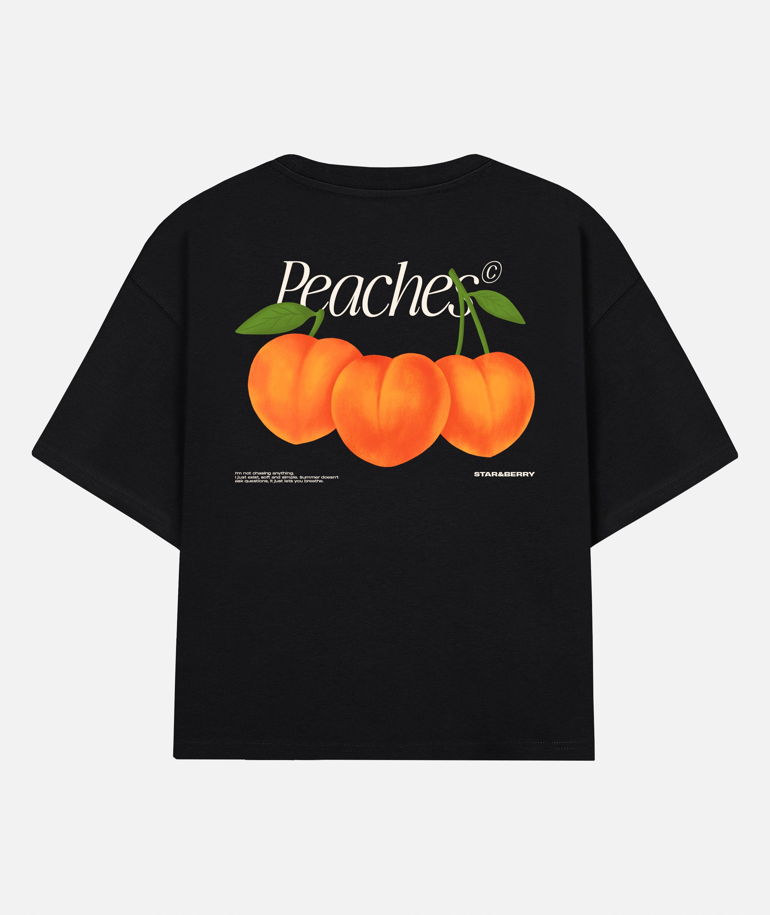 SNBO™ Boxy Black - Peaches