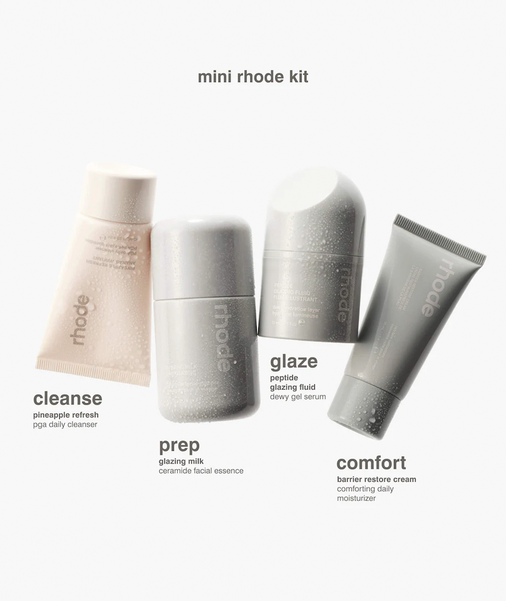 RHODE - Mini Kit Glazed Skincare Essentials